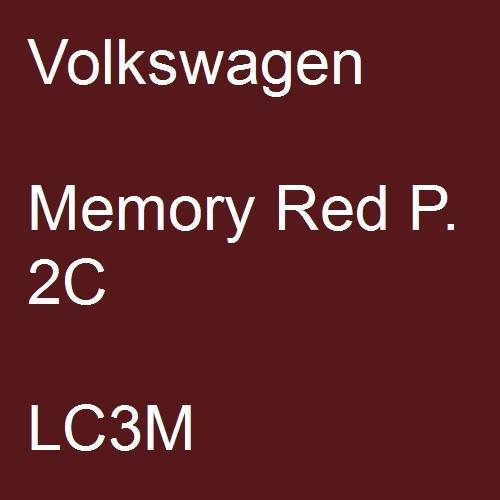 Volkswagen, Memory Red P. 2C, LC3M.